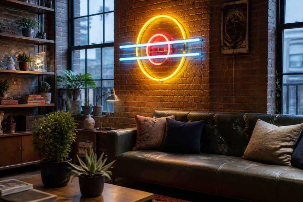 How to Arrange Vintage Neon Signs in Any Room