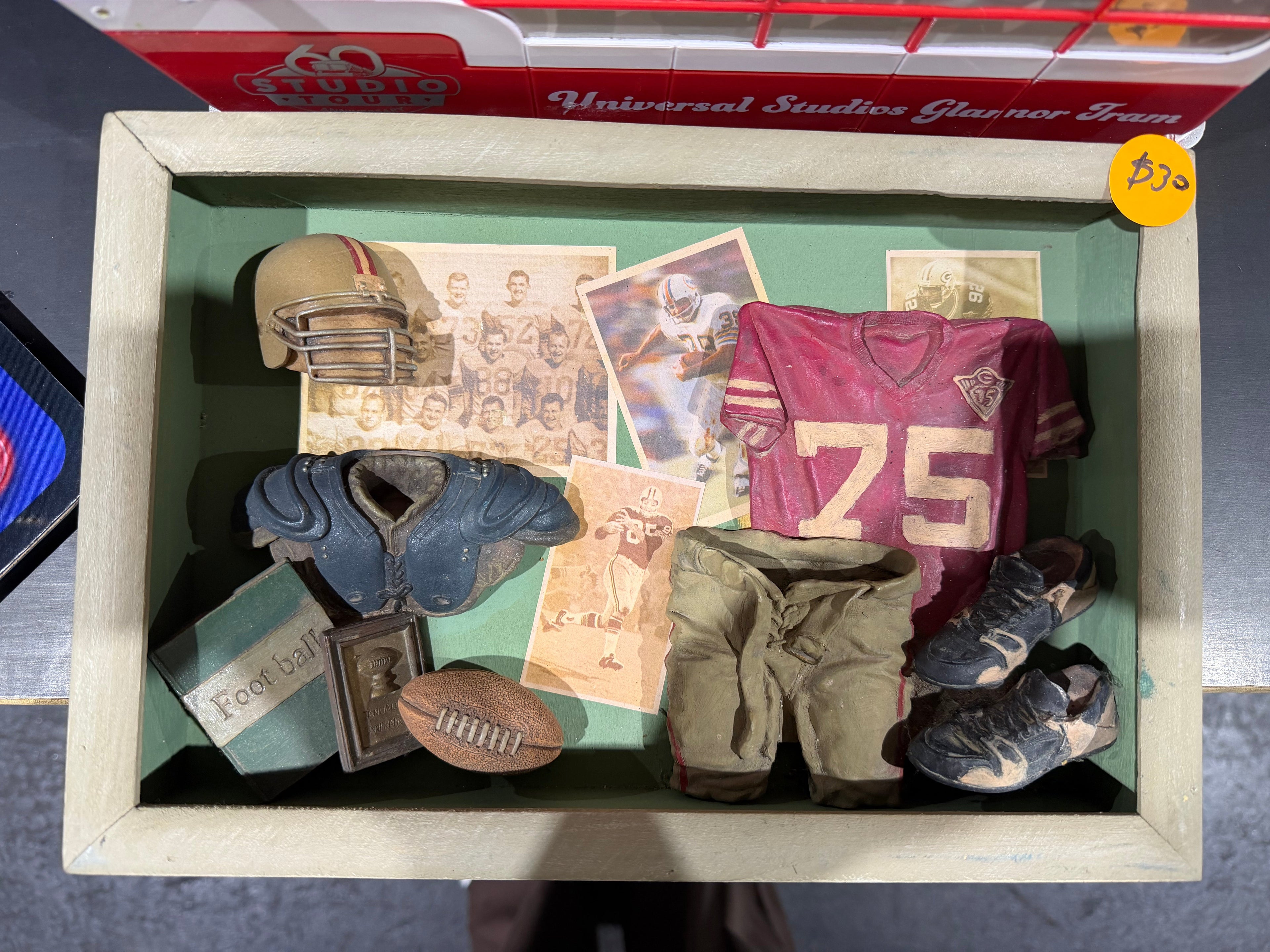 Vintage Football Decor