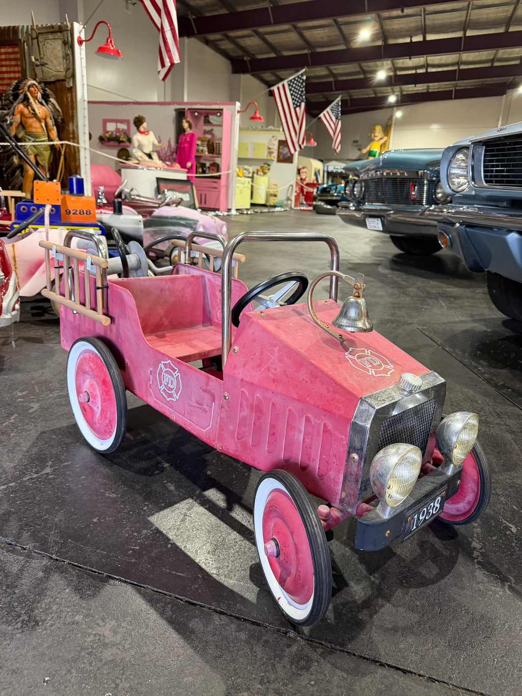Vintage Fire Pedal Car