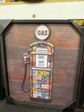 Gasoline 3D Framed Art