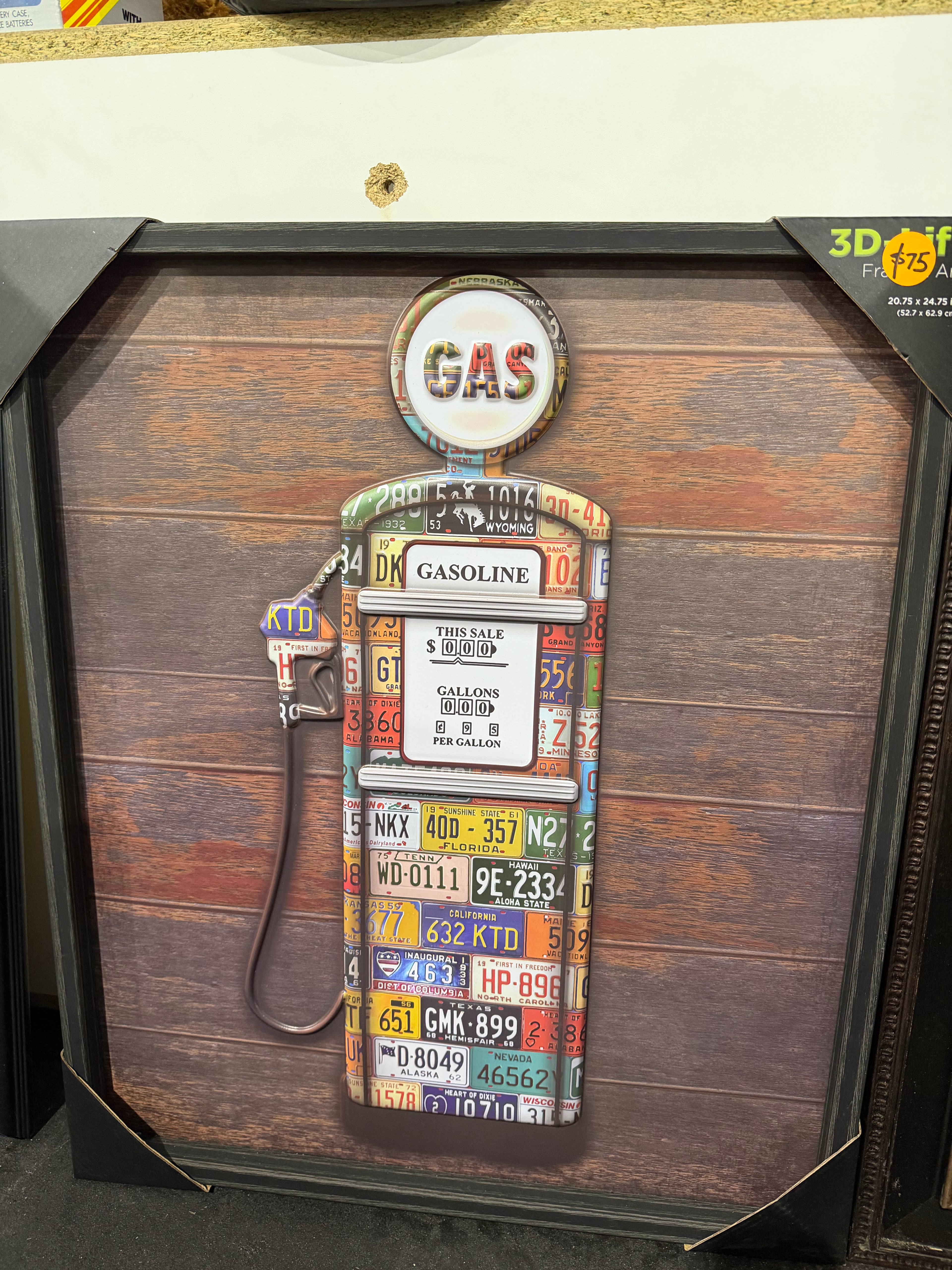 Gasoline 3D Framed Art
