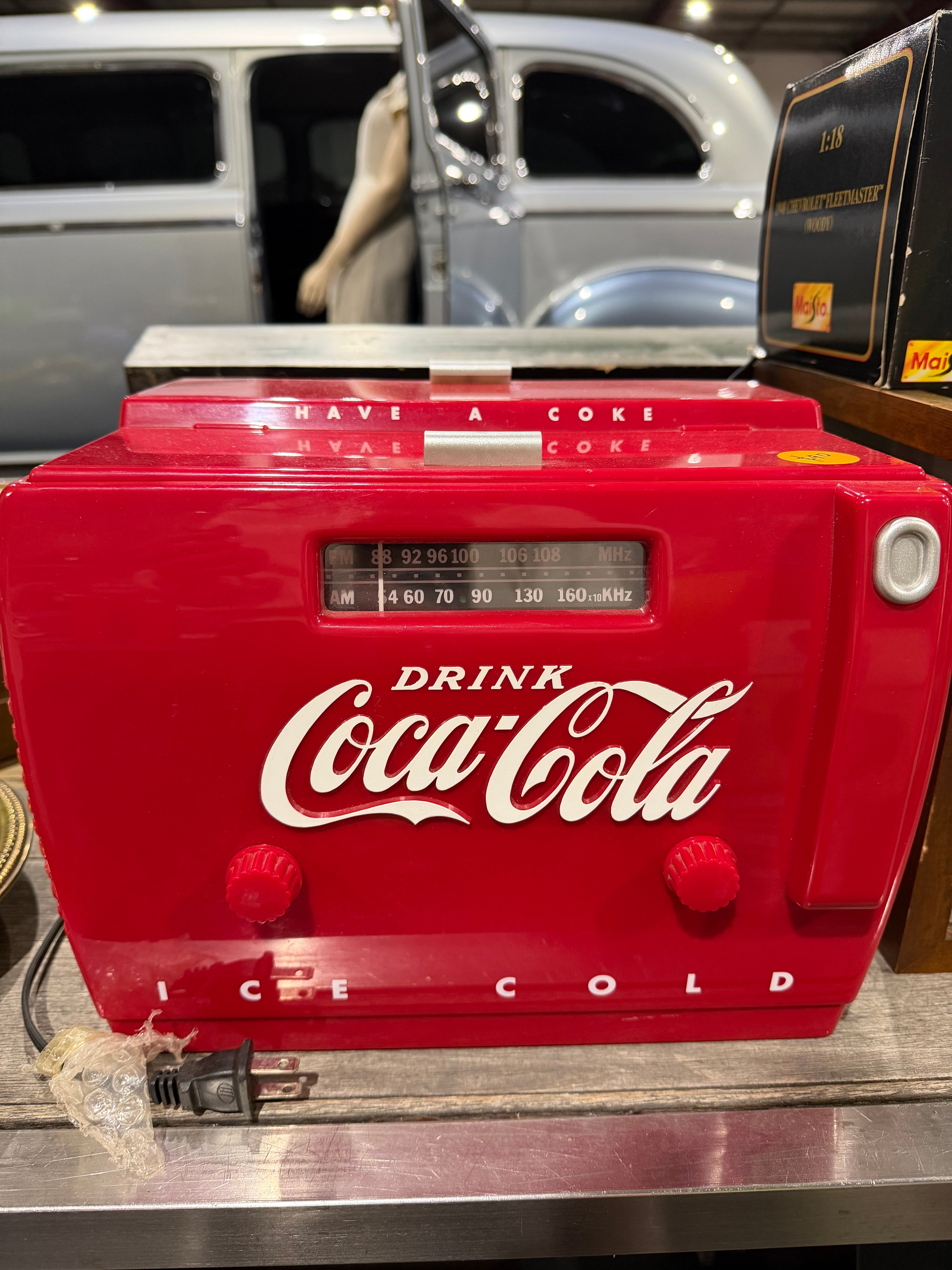 Coca Cola Cooler Radio Cassette Player