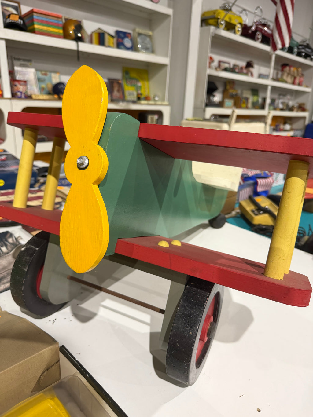 Kids Ride on Tri Plane