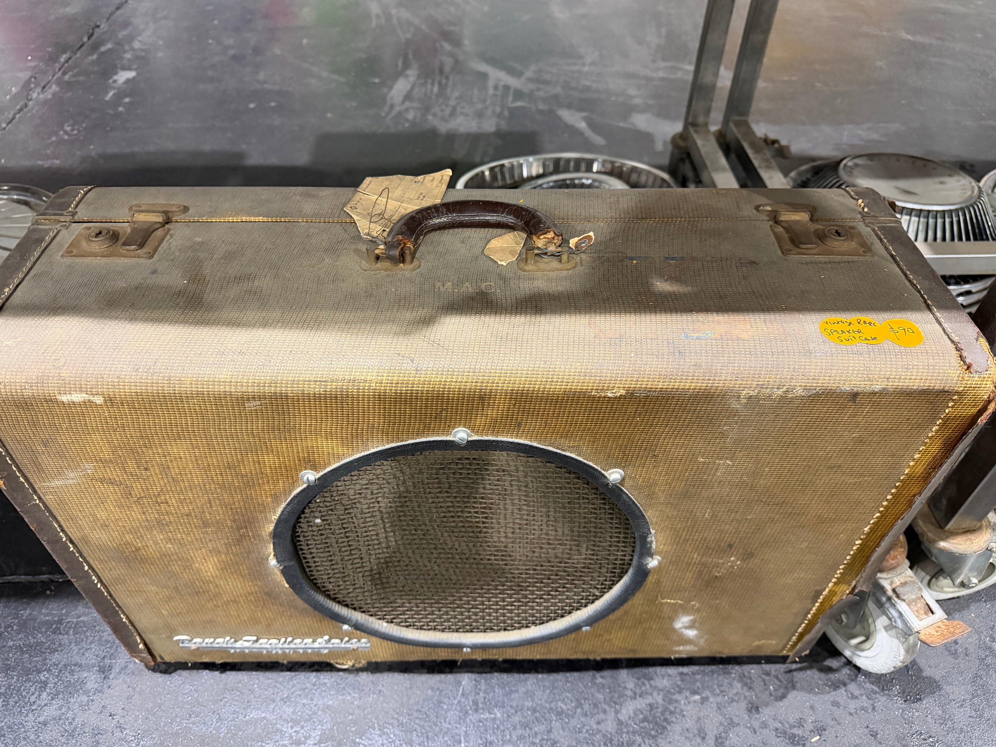 Vintage Rare Speaker Suitcase