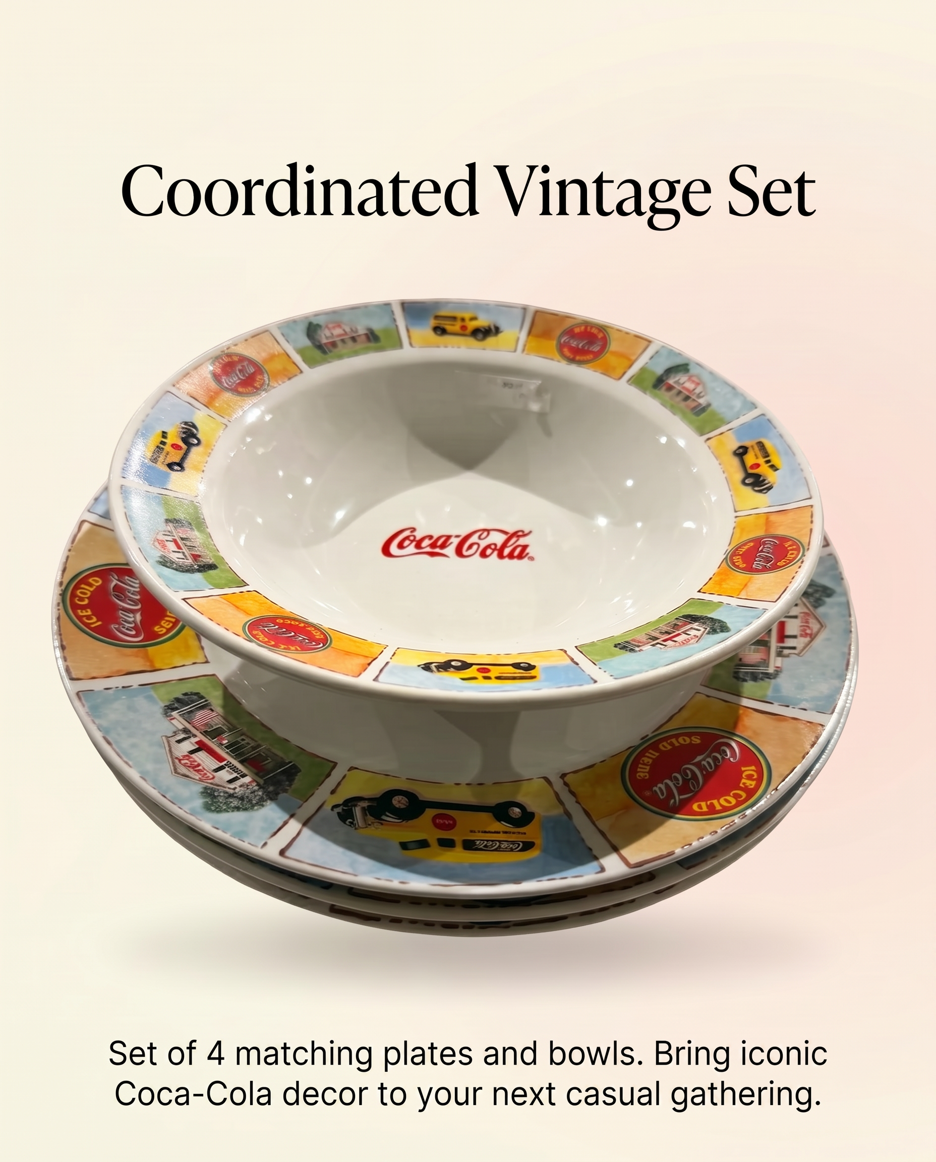 Coca-Cola Set of 4