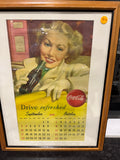 Vintage Coca Cola Calender