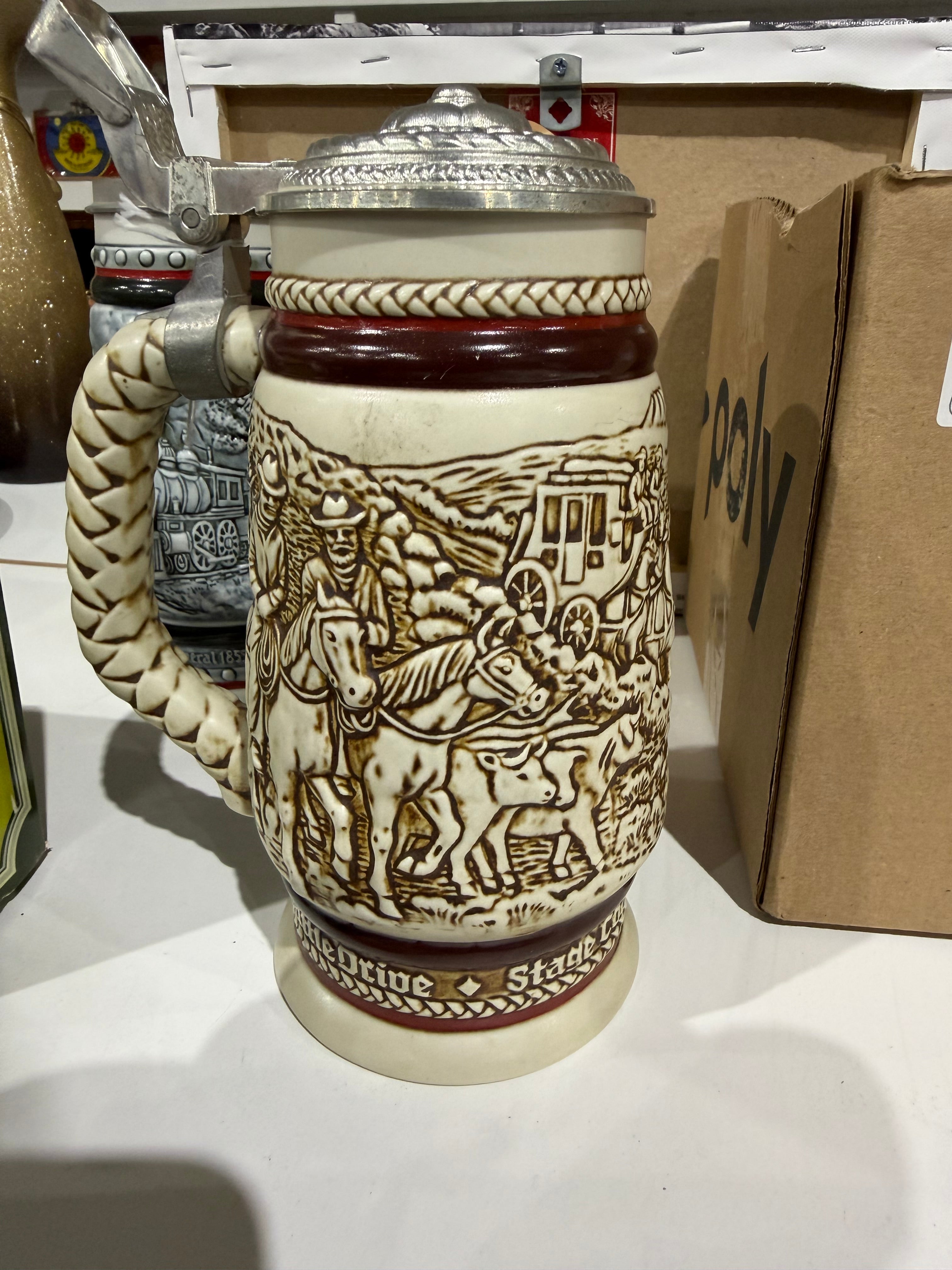 Vintage Western Stein