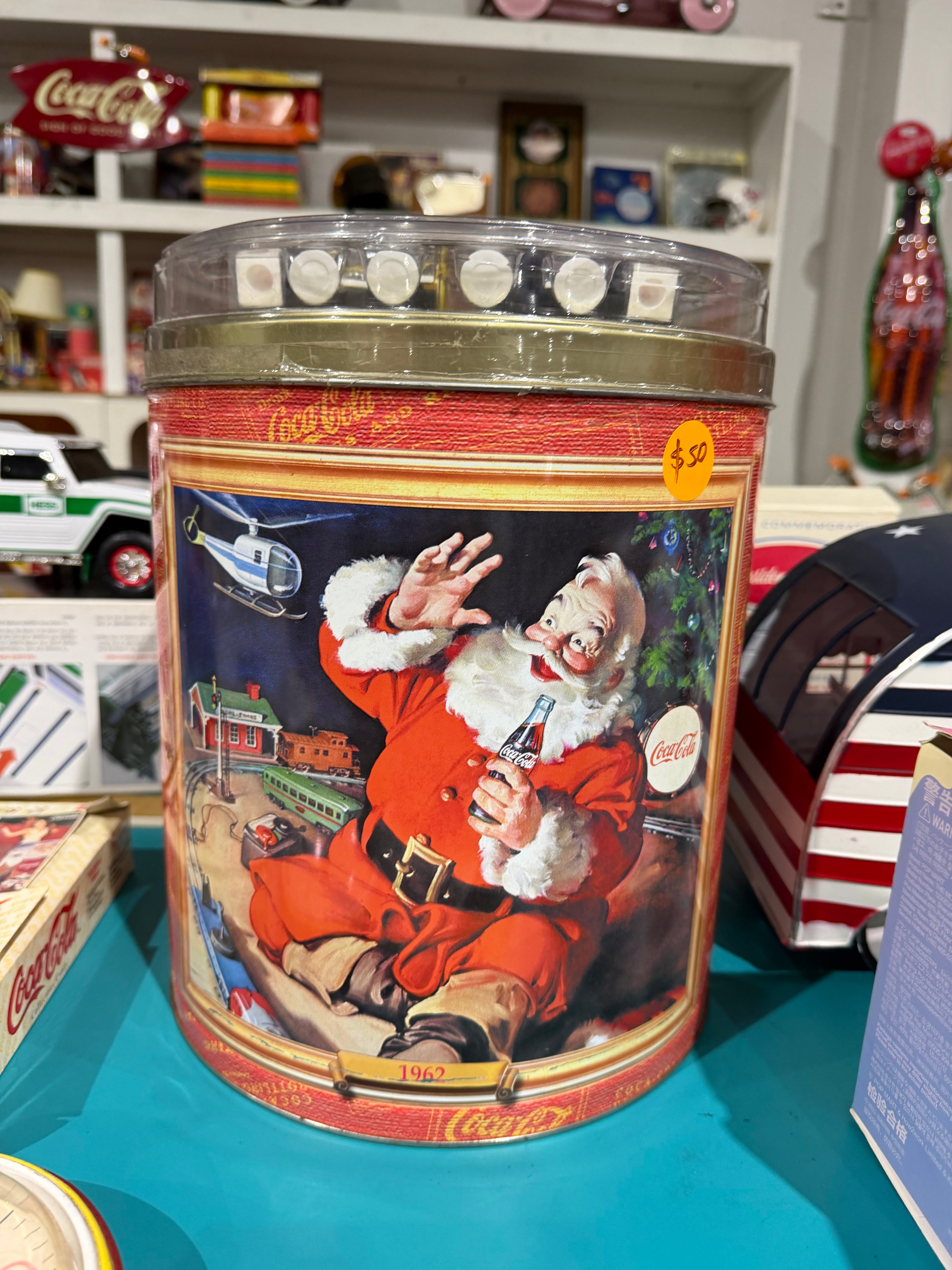 Coca Cola Popcorn Tin