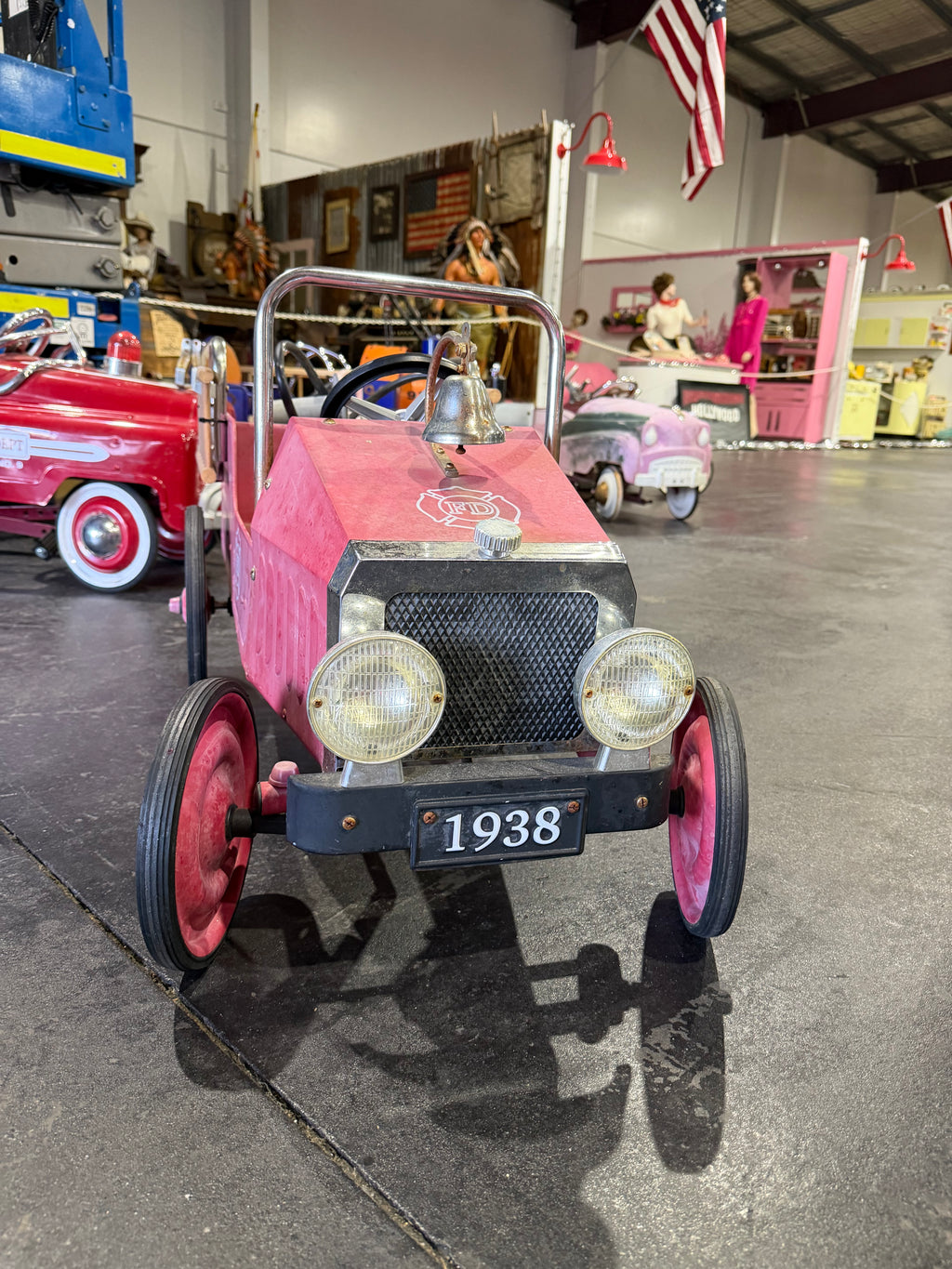 Vintage Fire Pedal Car