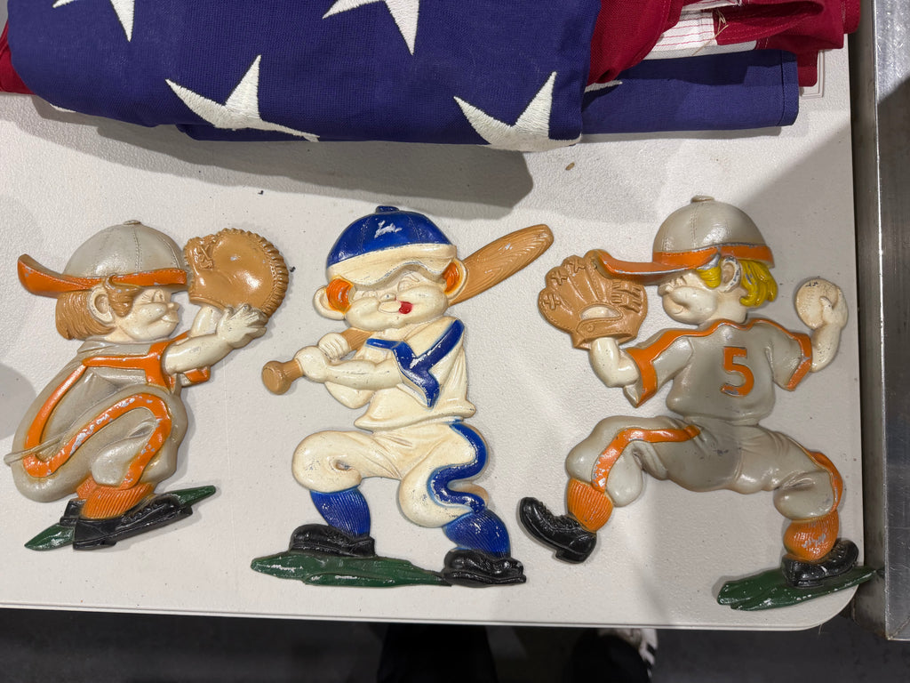Baseball Wall Decor Set of 3