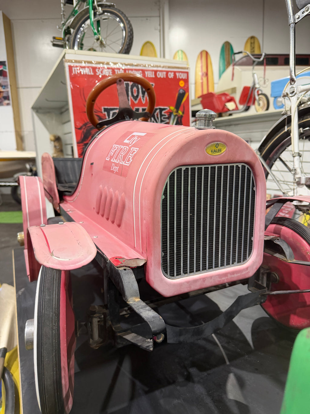 Vintage Fire Pedal Car