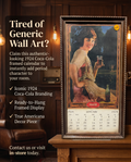 Vintage 1924 Coca-Cola Calender