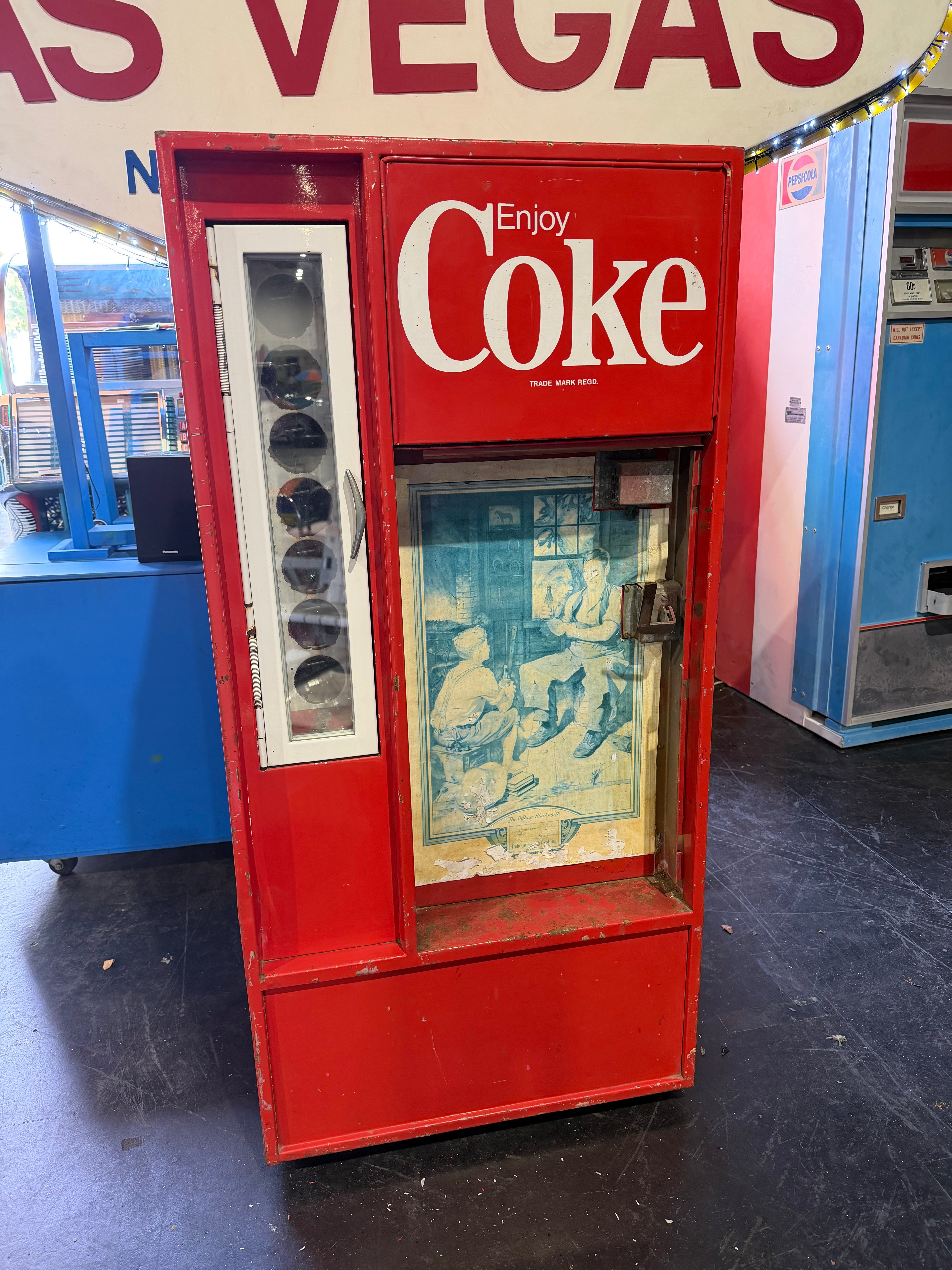 Vintage Coke Vending Machine