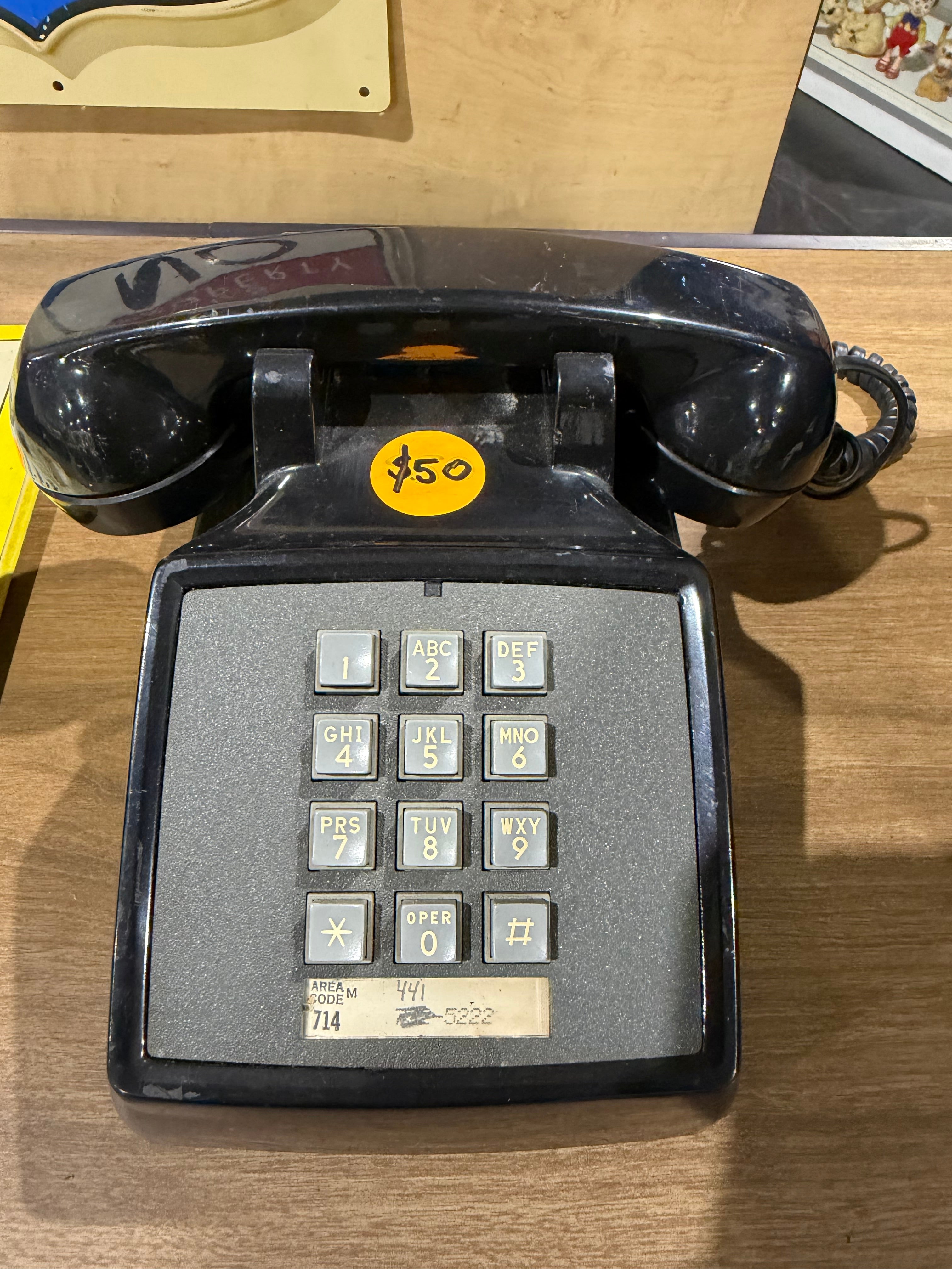 Vintage Push Button Telephone