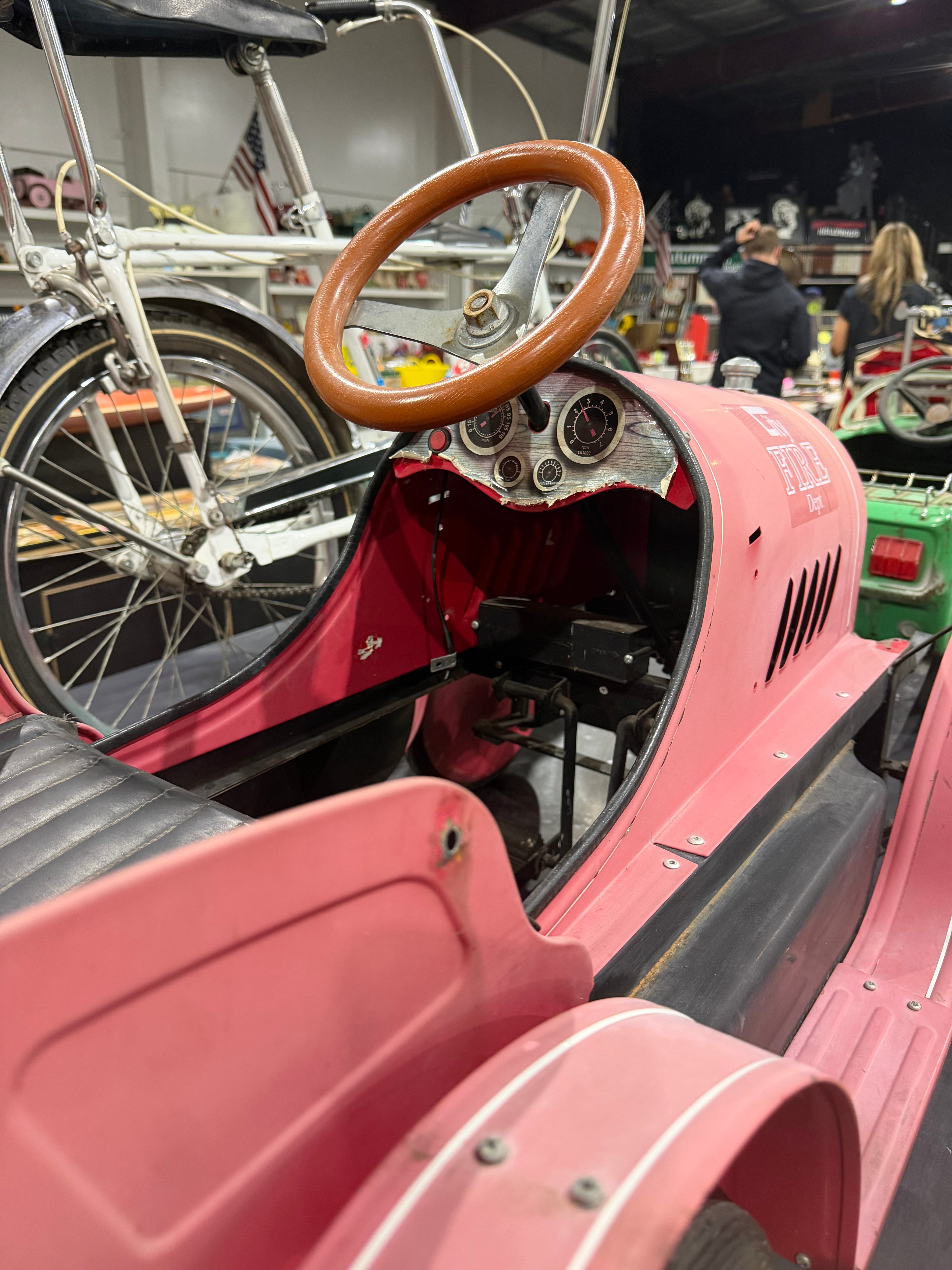 Vintage Fire Pedal Car