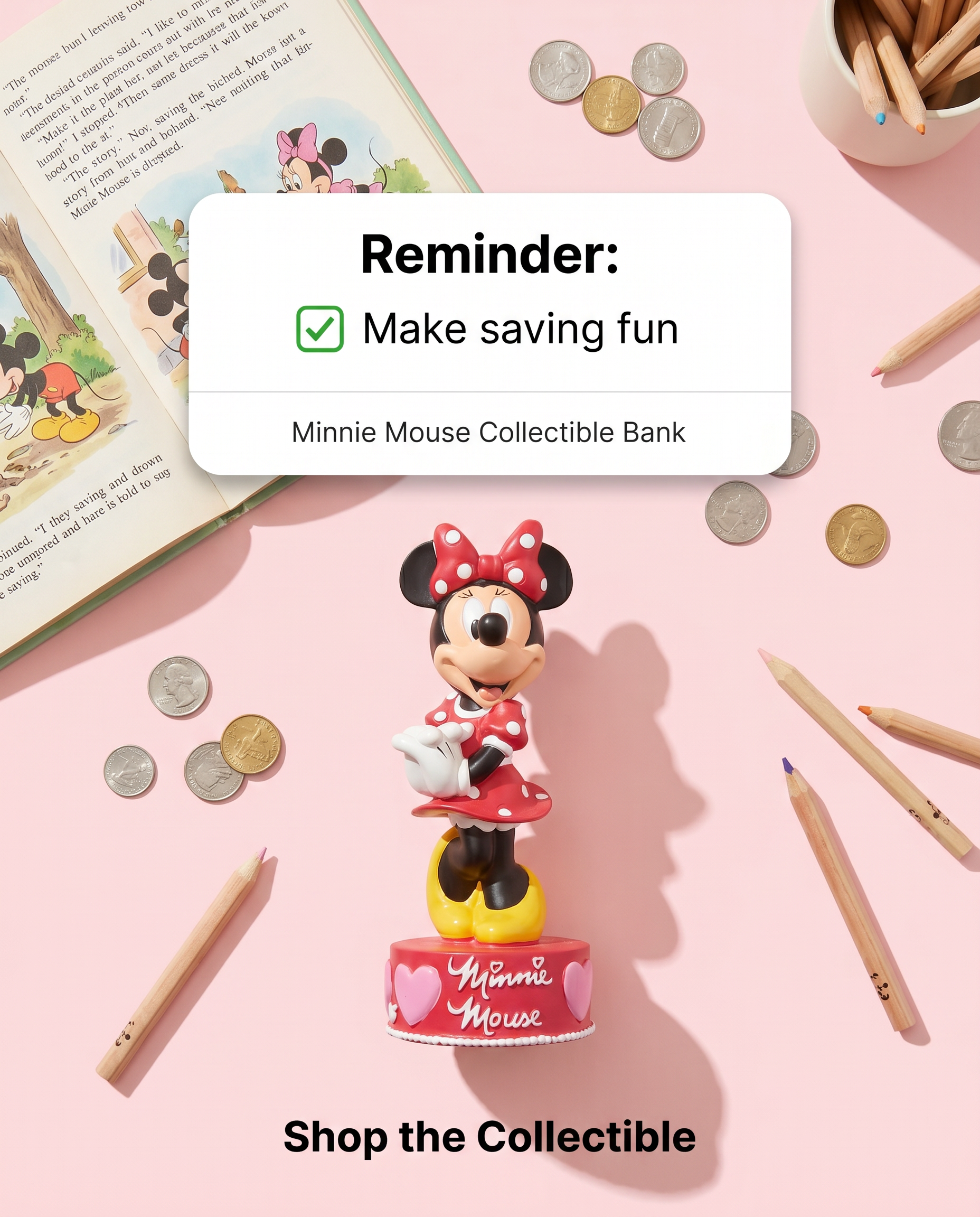Minnie Mouse Money Bank