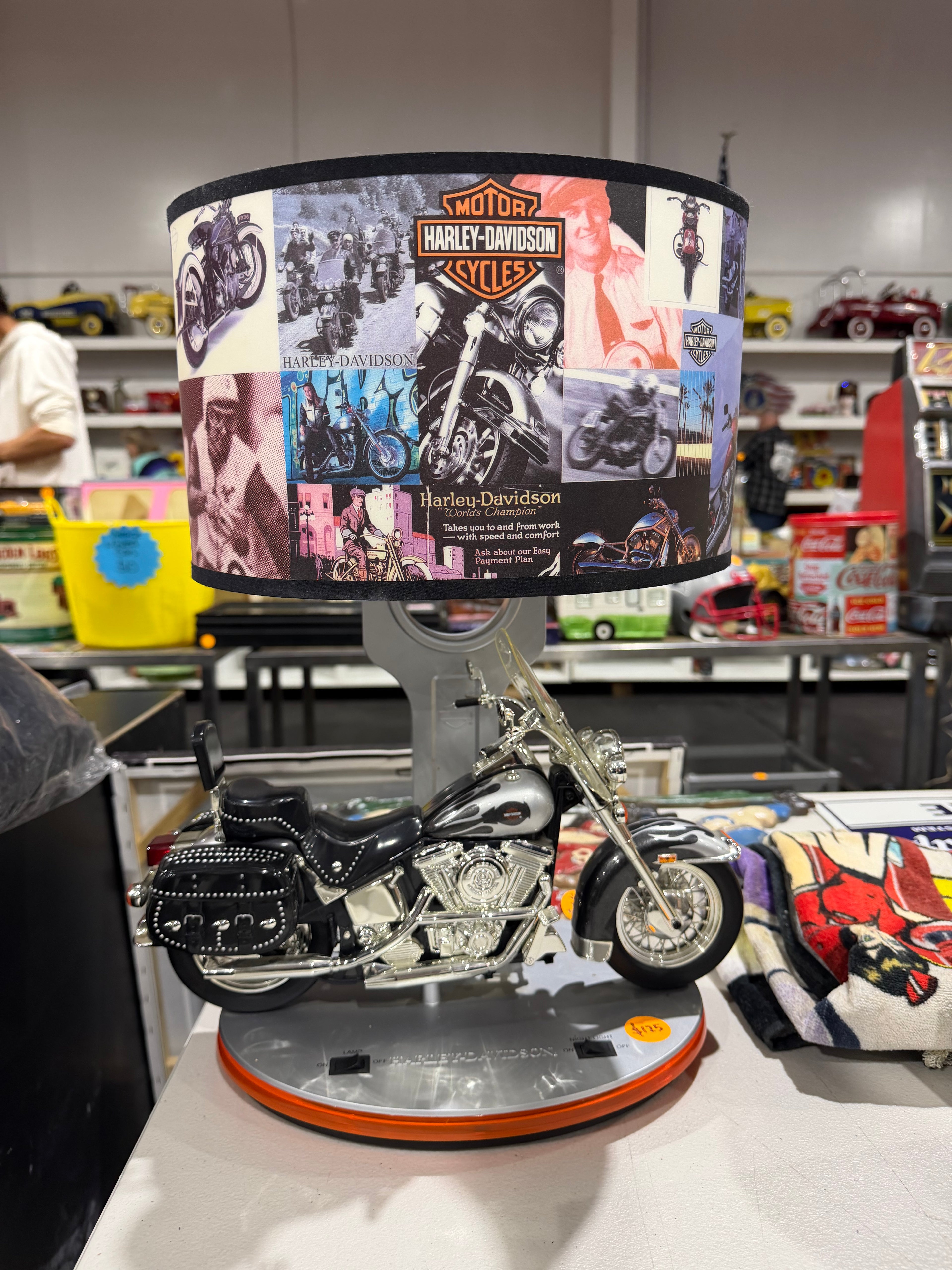 Harley Davidson Motorcycles Lamp