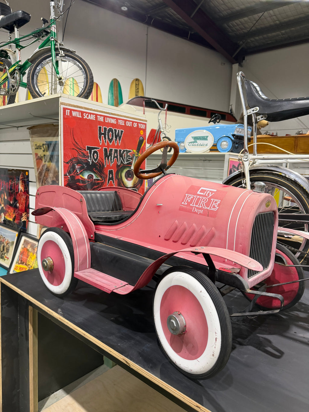 Vintage Fire Pedal Car